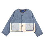 クロップリバーシブルキルティングジャンパー (UNISEX)_SYS1JP03BU