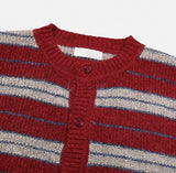 [wool21%] スウェイマルチストリッピードカーディガン