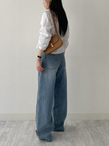 Cello V-Neck Shirred Blouse