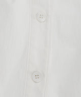 DOZI - Pinched Unbalance shirt _ WHITE