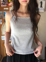 Afili Dot Lace Sleeveless