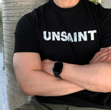 Aubre Unstint Lettering Muscle Fit Short Sleeve