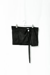 buckle suede wrap skirt(2colors)