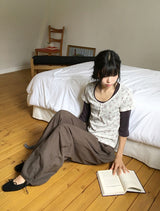 Shady Basic Round Three Quarter Tee