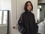 Bell half-neck peach field jacket (4color)
