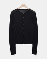 Meltin Snap-Button Sheer Cardigan