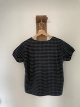 ritten check blouse