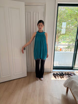 rib waist bootcut pants