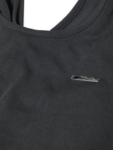  BACK WEAVE SLEEVELESS . BLACK