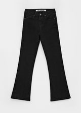[B-DENIM] ヒーティングブラックブーツカット 047