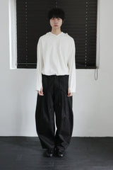 slit hoodie top