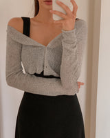 Aven see-through linen cardigan