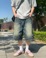 リベットダブルニーバミューダパンツ