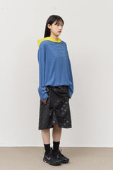 (W)オシボタンドットスカート
