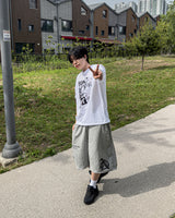 ブラグルプリントオーバーフィットショートスリーブTシャツ