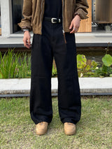 Deep Seam One-Tuck Denim Pants S, M, L (4 colors)