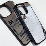 Fresh Love Delivery Label Bumper Mirror Phone Case (WH)