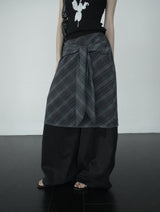 Ar knot check skirt