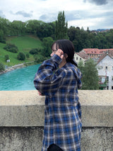 Authentic Hoodie Check Shirt 2C