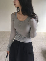 テンセルレイヤリングTシャツ(set)