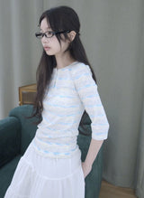 nerds 3/4 sleeve tee