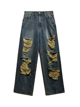 [LAN ARCHIVE] Destroyed Wide Denim Pant