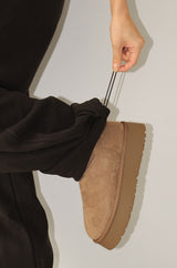 (Lining brushed) カラーブロックウエストパンツ