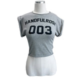  Player003 Crop Half Sleeve T-shirt (3 colors)