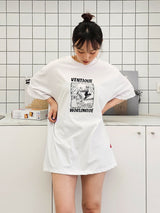 VENTIQUE スカルボードTシャツ 3color