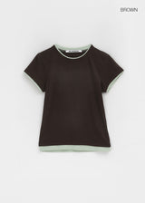 [MADE] トゥロンレイヤード半袖Tシャツ
