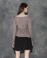 Metal Triclipse Loose Fit Long Sleeve Mocha