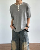 モルトリンガーワッフルショートスリーブTシャツ
