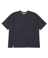 ダイアゴナルピン二ット1/2ボックスtシャツ