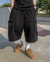 FLIN SIDE PLEAT BERMUDA SWIM PANTS