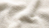 Waffle Crop Henley Neck T-shirt Ivory