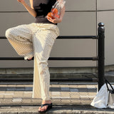 メリーストライプルーズフィットパンツ