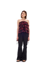 FINE FRILL TOP SKIRT