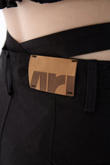  UNBALANCE CAGO SKIRT PANTS / BLACK