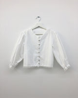 Plum lace blouse (2color)