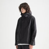 Nylon RIB Flash Line Jacket - BLACK