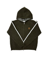 Veln Patch Knit Hooded Zip-Up (3 colors)