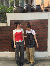 Pigmented Cotton Twill Pants (3color)