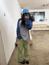 ラグランストライプT