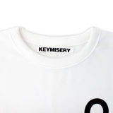 ハートロックドットクロップTシャツ (ホワイト)