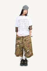 Pop-up vintage print T-shirt