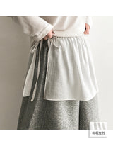 Sher ribbon strap wrap skirt