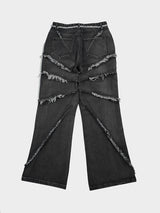 (UNISEX) トルネードデッキワイドデニムパンツ