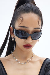 シャインスター フープピアス (M)