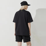 White Sculpture and Apple T-shirt (Black)