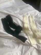 アジンニットロングレッグウォーマー (2color)